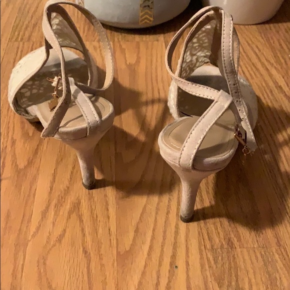 Lace/macrame bootie sandals - Picture 3 of 5